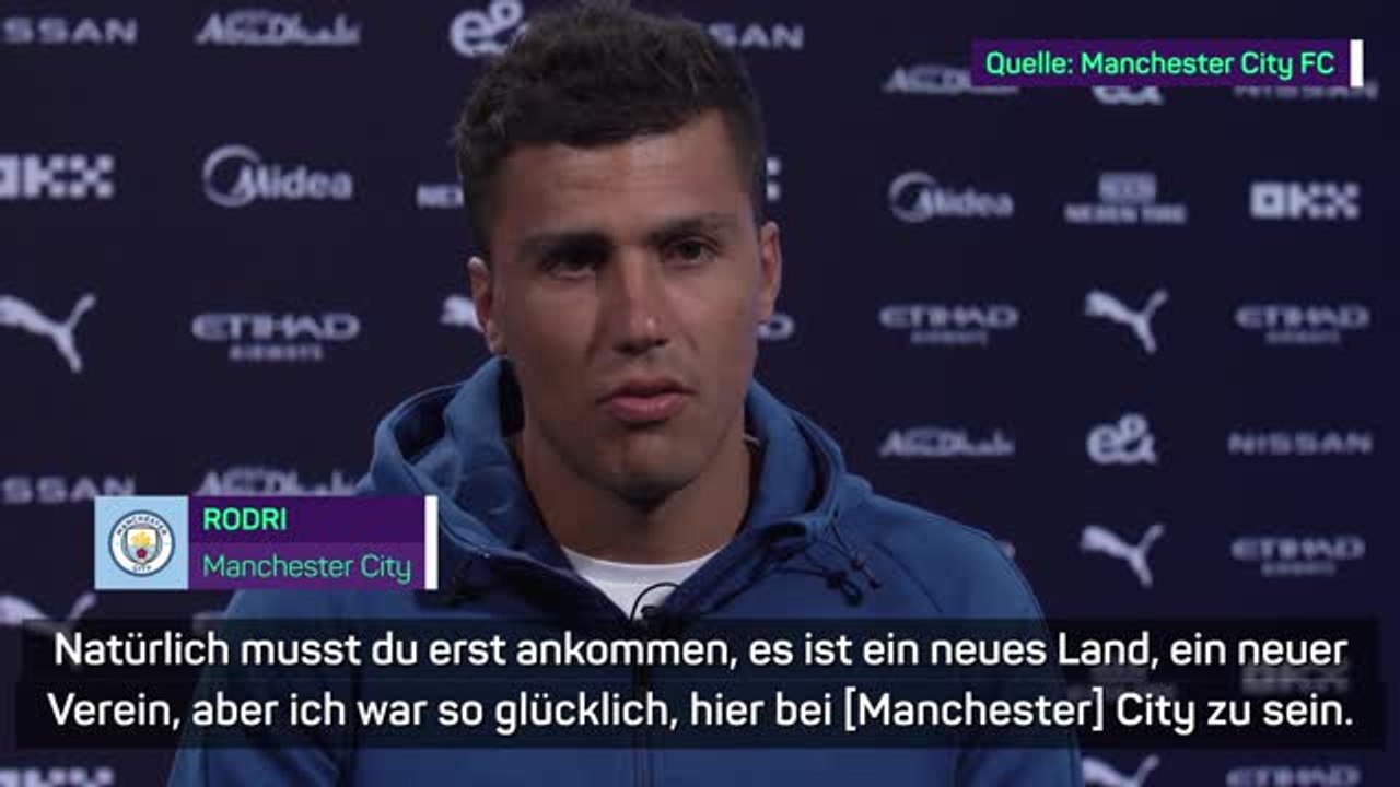 Rodri: Manchester City ist “meine zweite Familie”