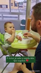 Tatiana Oliveira publica vídeo amoroso entre pai e filho: “Que maroto..”