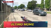 ¡Balacera! Extorsionadores abandonan moto tras ser recibidos a balazos por sus víctimas en SPS