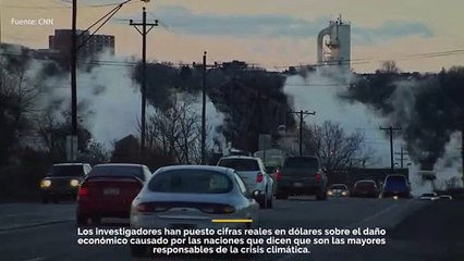 Principales emisores mundiales de gases que calientan el planeta causaron una pérdida de $ 6 billones del PIB