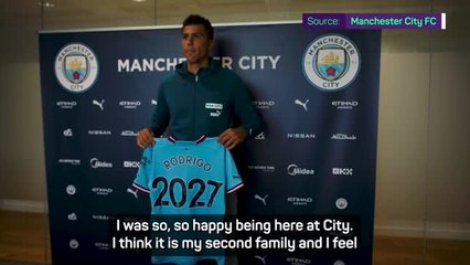 Rodri targeting more Man City history after new deal