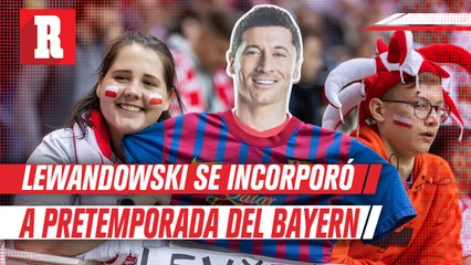 Lewandowski se incorporó a pretemporada del Bayern mientras se define su futuro con el Barça