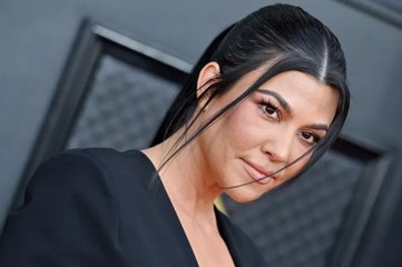 Kourtney Kardashian Has Purple Highlights