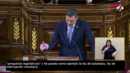 Pedro Sánchez replica a Abascal: "Hay que devolverles a ustedes al armario de la historia"