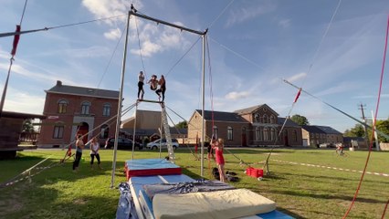Stage de trapèze volant à Marchin