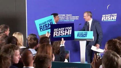 Rishi Sunak evita criticar a Johnson en la apertura de la carrera por Downing Street