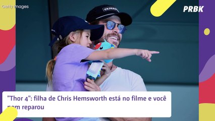 "Thor 4": você viu que a filha de Chris Hemsworth está no filme?