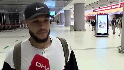 SPOR Joshua King, İstanbul'a geldi ve ilk açıklamasını DHA'ya yaptı