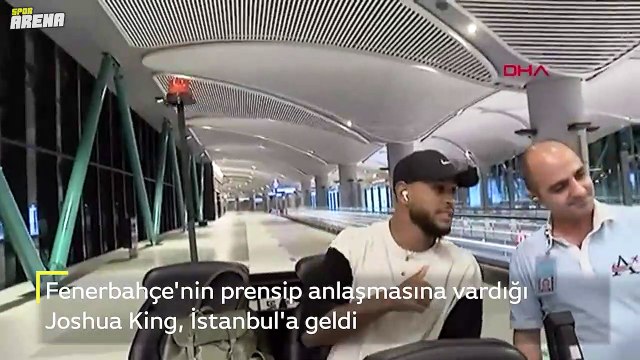 Fenerbahçe'nin prensip anlaşmasına vardığı Joshua King, İstanbul'a geldi