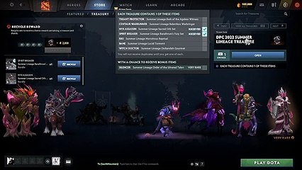 Dota 2 - DPC2022 Summer Lineage Treasure Giveaway!!!