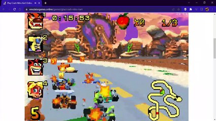 Crash Nitro Kart (GBA) - Fenomena Track 1: Out of Time
