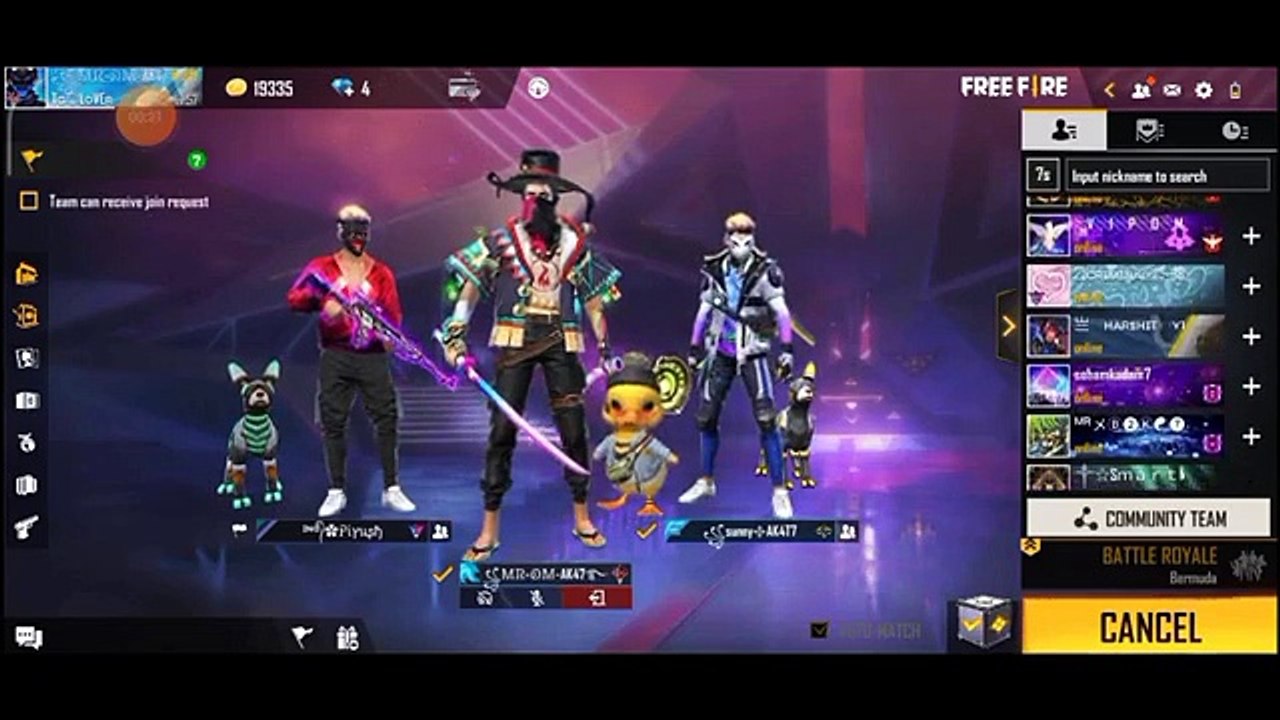 MR OM AK 47 Vs PIYUSH Gamer Collection Versus In Free Fire _ FREE FIRE BUNGLE COLLECTION