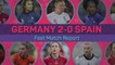 Germany 2-0 Spain – Fast Match Report