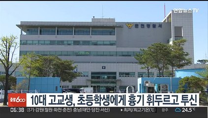 10대 고교생, 초등학생에게 흉기 휘두르고 투신