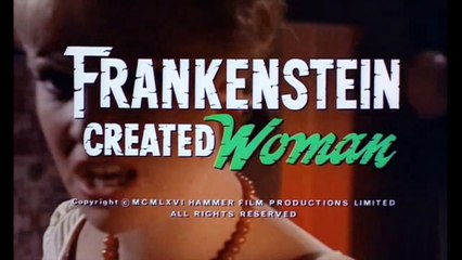 FRANKENSTEIN CRÉA LA FEMME (1967) Bande Annonce & Coulisses S.T.Fr.