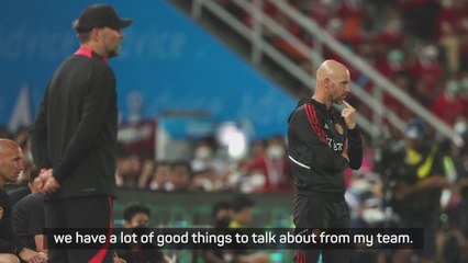 Klopp taking the positives from pre-season defeat to United