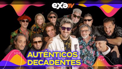 Los Auténticos Decadentes en entrevista por EXA Tv