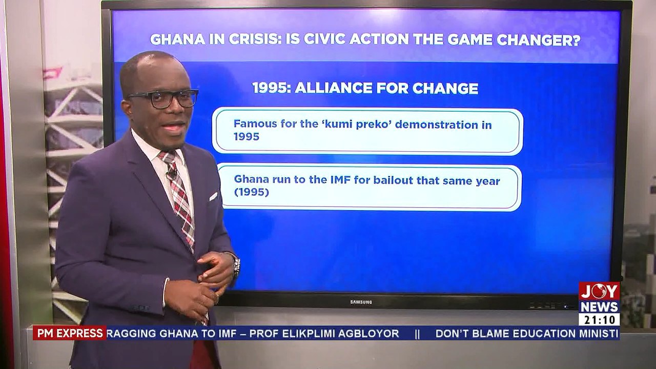 PM Express with Evans Mensah; Ghana in crisis: Is civic action the game changer?