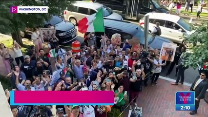 Así arrancó la visita de López Obrador en Washington