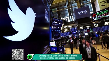 Twitter garante que não violou obrigações de acordo em resposta a Elon Musk