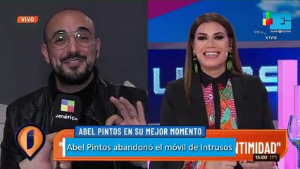 Abel Pintos abandonó el móvil de Intrusos