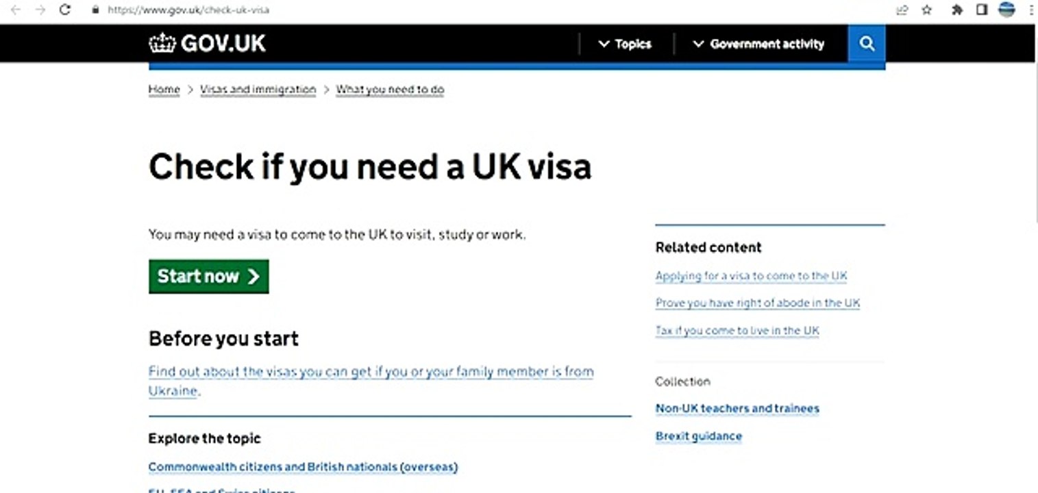 UK Visa Check - Check If You Need Visa To UK Based On Your Nationality And Purpose