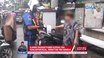 Ilang sasakyang ilegal na nakaparada, hinatak ng MMDA | UB