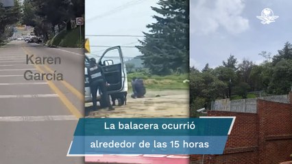 Videos de la balacera con armas largas que paralizó la México-Cuernavaca