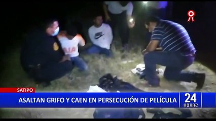 Satipo: capturan a dos delincuentes que habrían asaltado un grifo