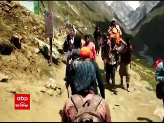 Amarnath Yatra: ભક્તોએ હર હર મહાદેવના નાદ સાથે ફરી યાત્રા કરી શરૂ, જુઓ ભક્તોની લાગી લાંબી કતાર
