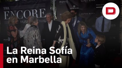 La reina Sofía acude al festival musical «The Encore», en Marbella
