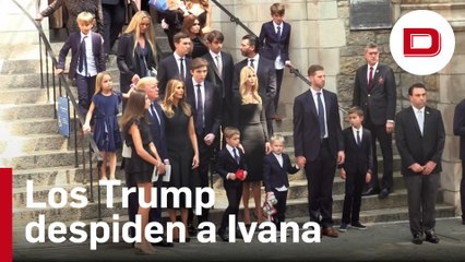 La familia Trump despide a Ivana en un funeral en Nueva York