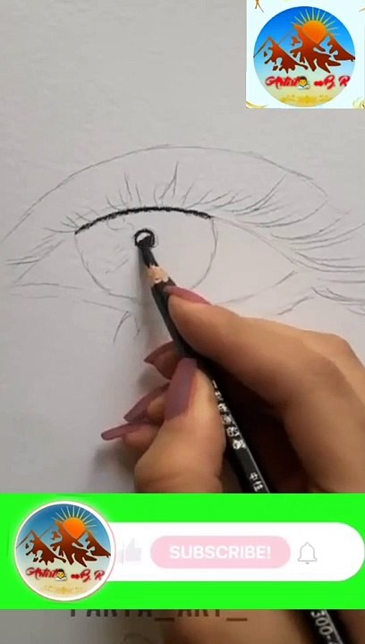 How to draw realistic eyes easy step by step