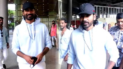 Dhanush Seen At Mumbai Airport, Fans Follow Him For Selfies