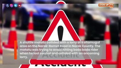 Three people died in a matatu accident on Narok-Bomet Road