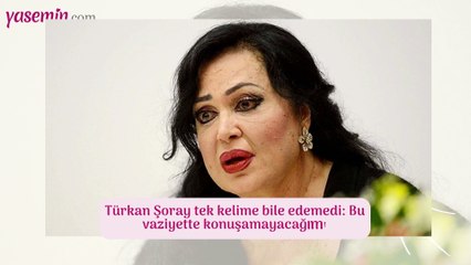 Türkan Şoray konuşmakta güçlük çekti!