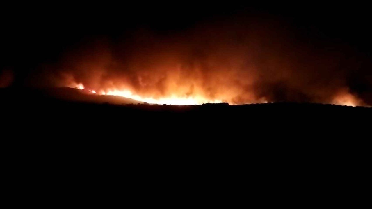 Así vivió el incendio Óscar y su familia