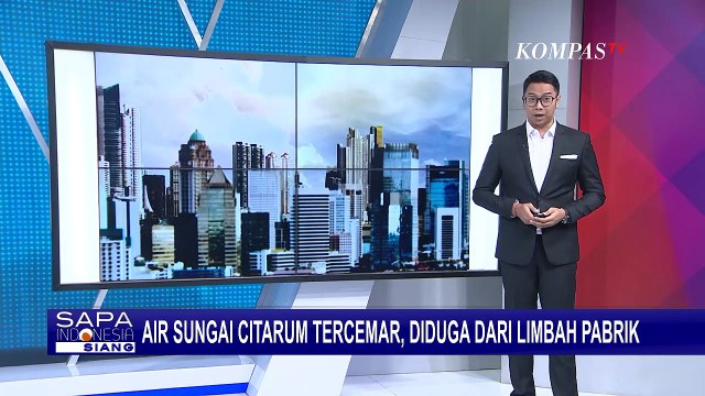 Sungai Citarum Tercemar Cairan Berwarna Hijau Pekat, Diduga dari Limbah Pabrik Kertas dan Kimia!