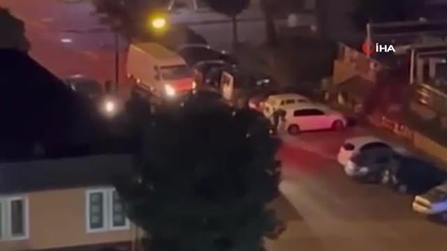 Asker eğlencesinde yolu kapatıp havaya ateş açtılar
