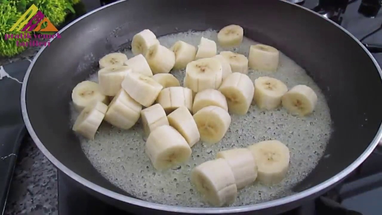 3 tane MUZ ve 10 DAKİKADA tavada, inanılmaz derecede KOLAY ve LEZZETLİ❗Herkes HAYRAN KALACAK