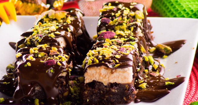 Dessert au chocolat - تحلية بالشوكولاتة سريعة التحضير
