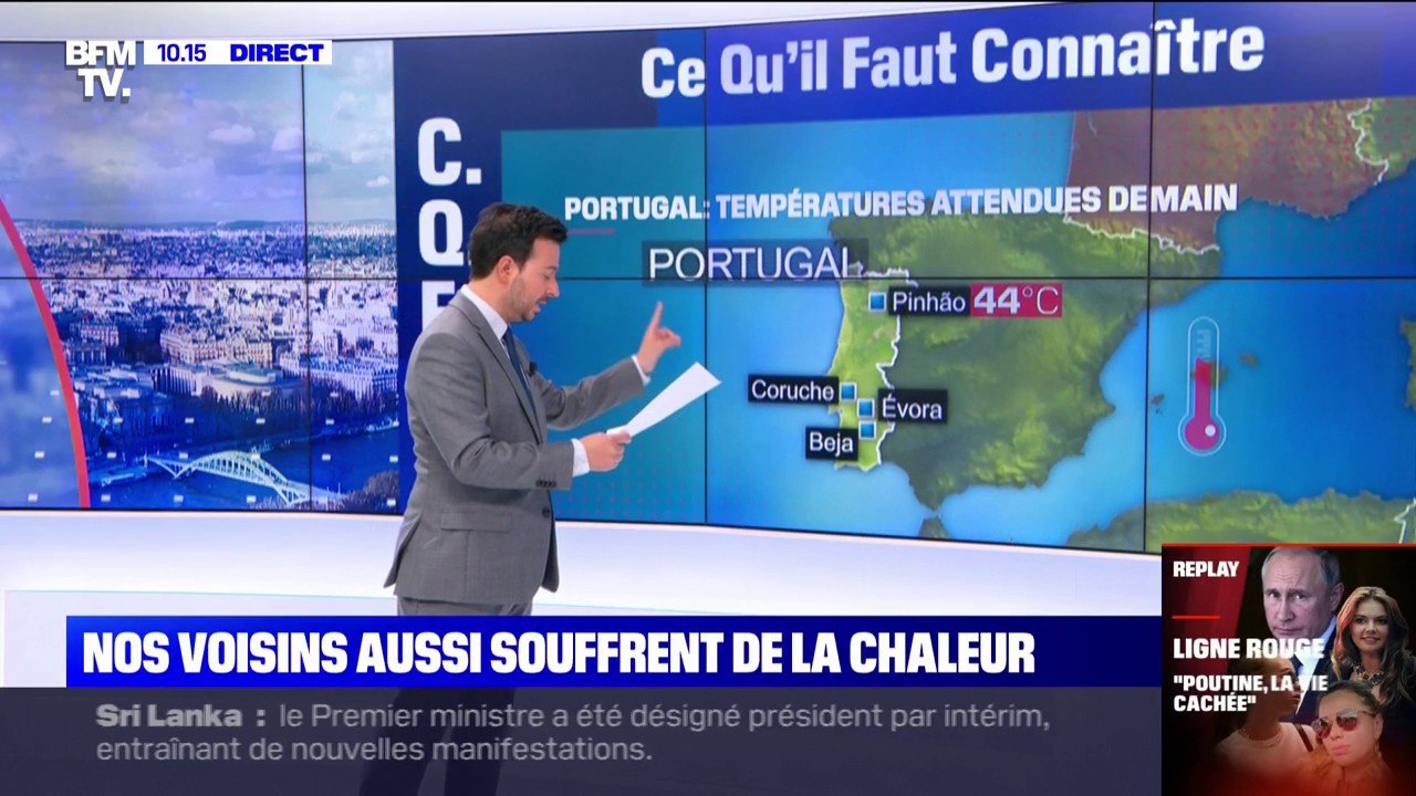 Canicule: nos voisins européens souffrent aussi de la chaleur