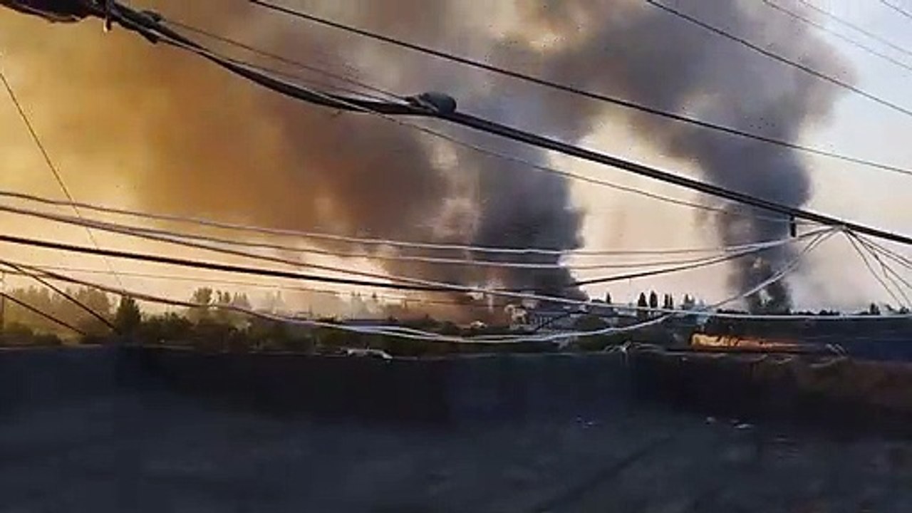 Une autre frappe probable de HIMARS sur des cibles logistiques russes - cette fois près de la gare de Donetsk.