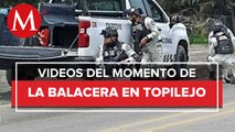 Son 14 los detenidos tras el enfrentamiento a balazos en Topilejo