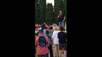 Intervención de Javier Villacorta en la manifestación del #ExpedienteRoyuela de Valencia