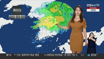 [날씨] 밤사이 중부 강한 비...내일까지 최대 80mm
