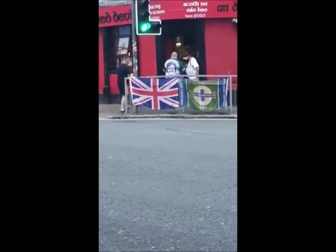 Falls Road flag burning, 11-07-22