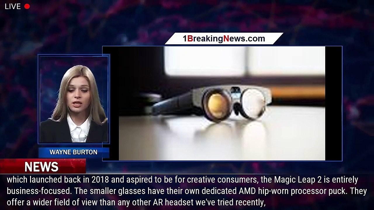 Magic Leap 2 Ar Headset Arrives Sept 30 Starting At 3299 1breakingnewscom Video Dailymotion