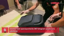 İstanbul'daki operasyonlarda 367 kilogram uyuşturucu yakalandı