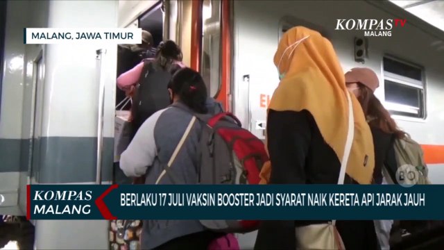 Berlaku 17 Juli, Vaksin Booster Jadi Syarat Terbaru Naik Kereta Api Jarak Jauh